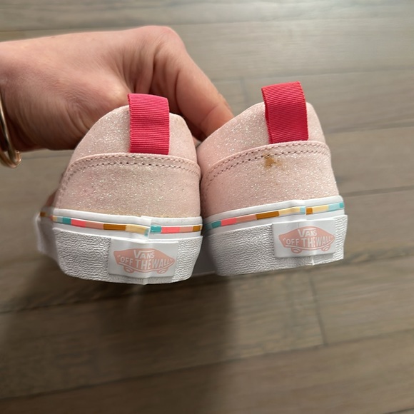 Pink Unicorn Vans Slip Ons Size 12 - Picture 3 of 5